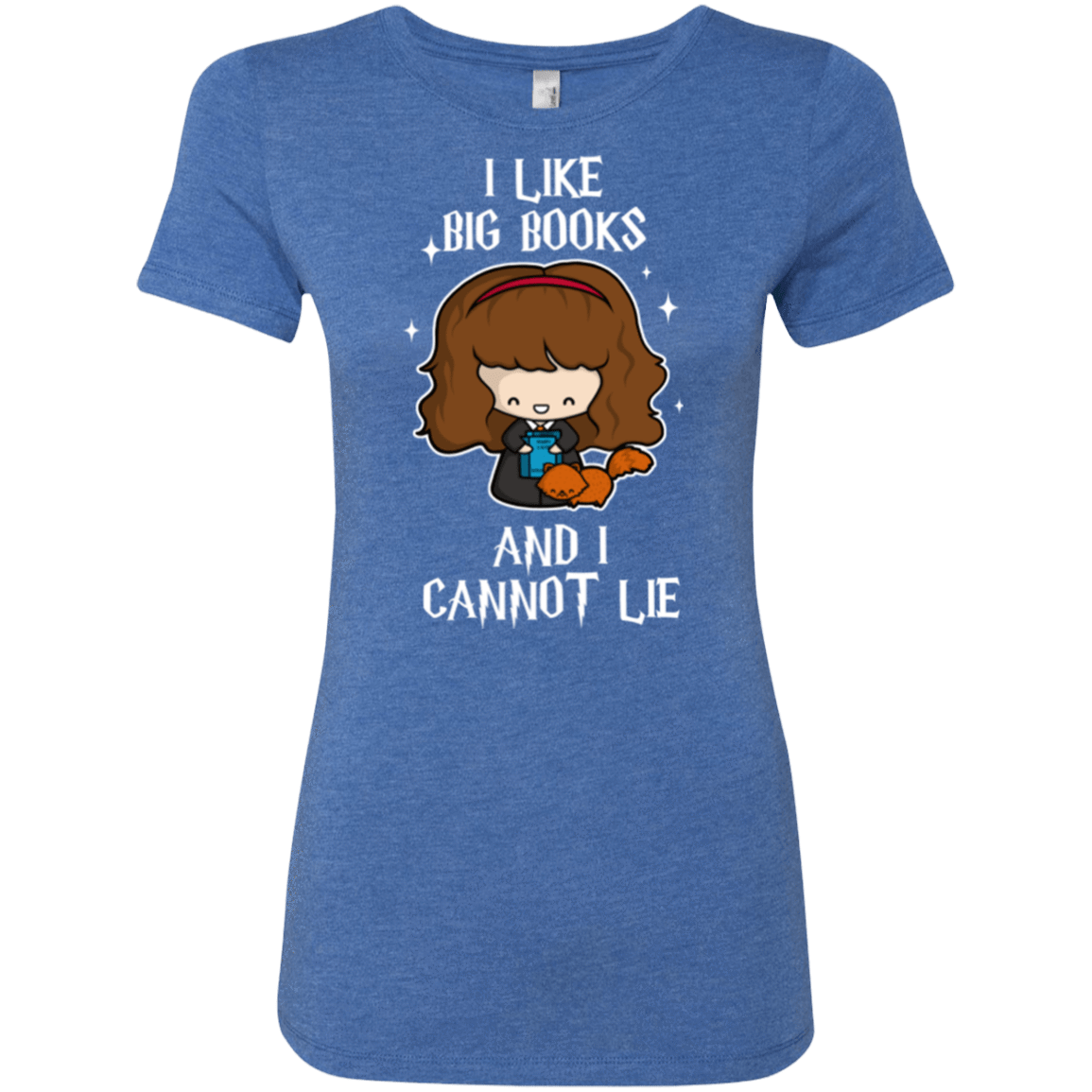 T-Shirts Vintage Royal / Small I Like Big Books Women's Triblend T-Shirt