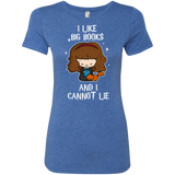 T-Shirts Vintage Royal / Small I Like Big Books Women's Triblend T-Shirt