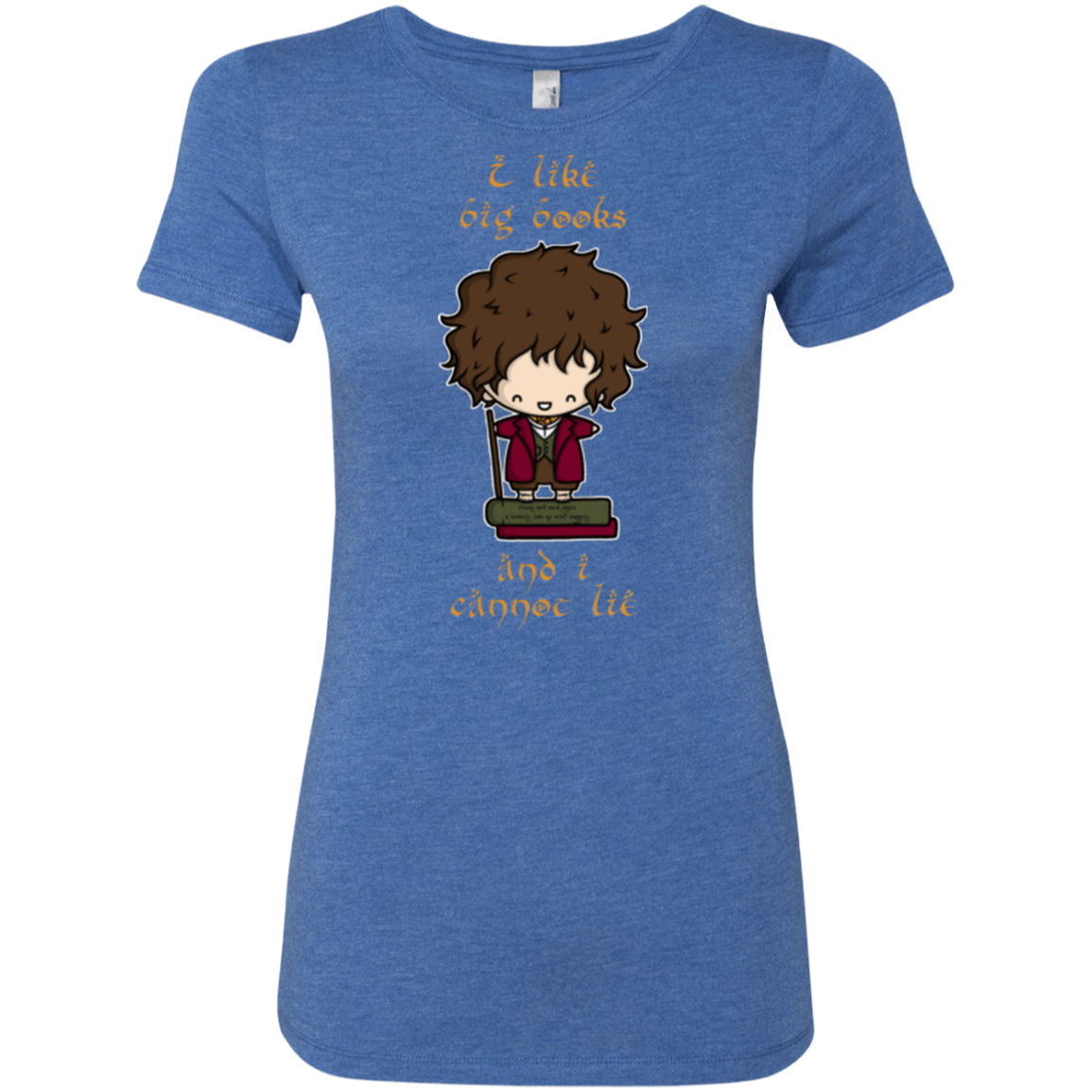T-Shirts Vintage Royal / Small I Like Big Books Women's Triblend T-Shirt