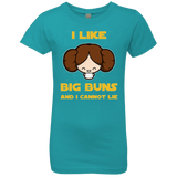 T-Shirts Tahiti Blue / YXS I Like Big Buns Girls Premium T-Shirt