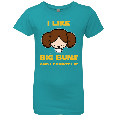 T-Shirts Tahiti Blue / YXS I Like Big Buns Girls Premium T-Shirt