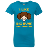 T-Shirts Turquoise / YXS I Like Big Buns Girls Premium T-Shirt