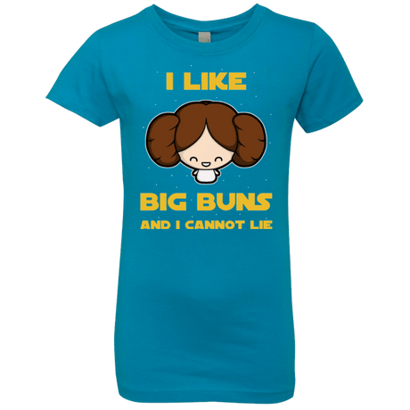 T-Shirts Turquoise / YXS I Like Big Buns Girls Premium T-Shirt