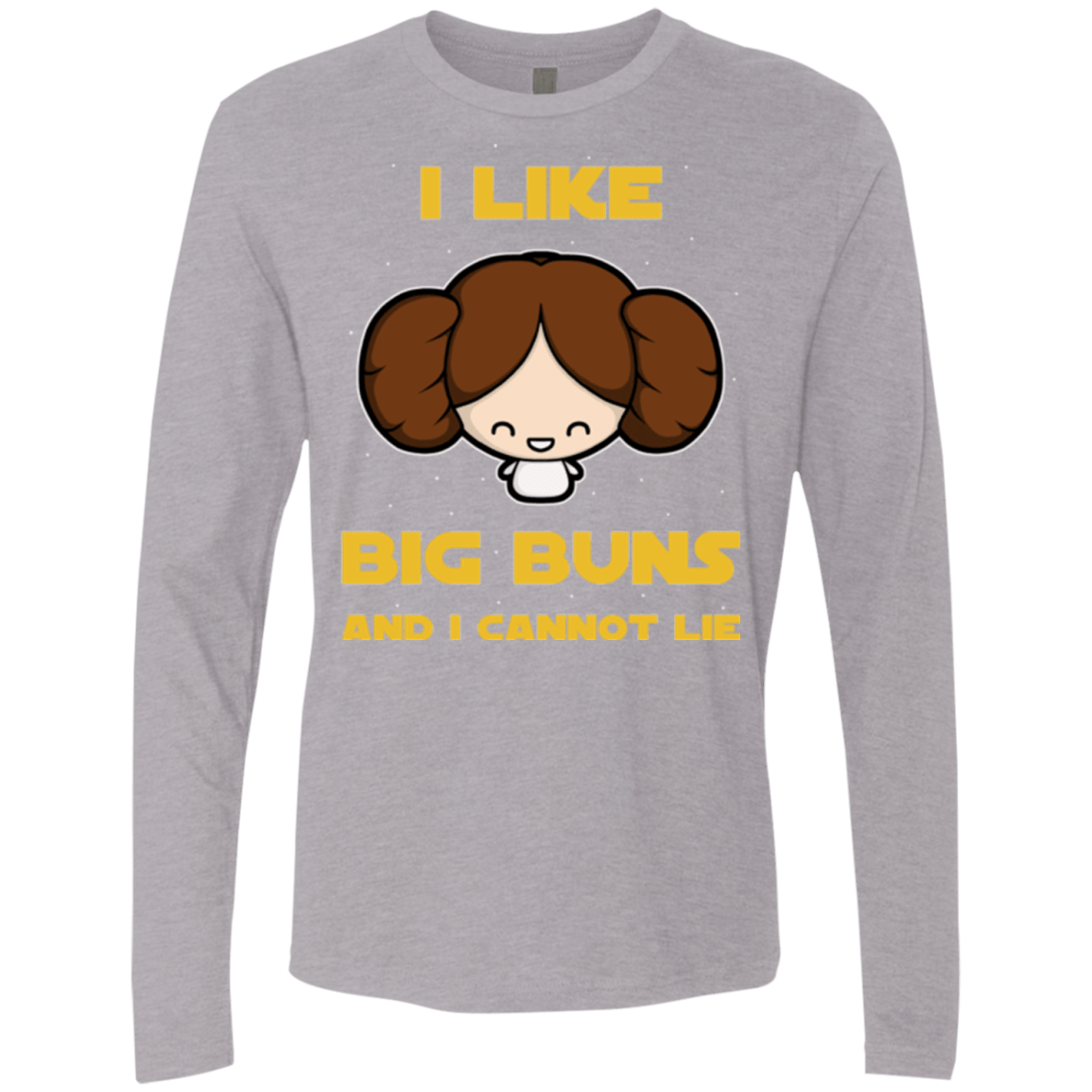 T-Shirts Heather Grey / Small I Like Big Buns Men's Premium Long Sleeve