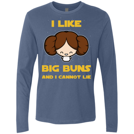 T-Shirts Indigo / Small I Like Big Buns Men's Premium Long Sleeve