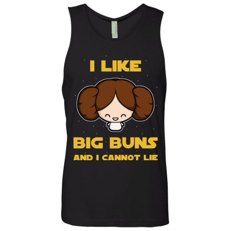 T-Shirts Black / Small I Like Big Buns Men's Premium Tank Top