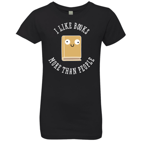 T-Shirts Black / YXS I Like Books Girls Premium T-Shirt