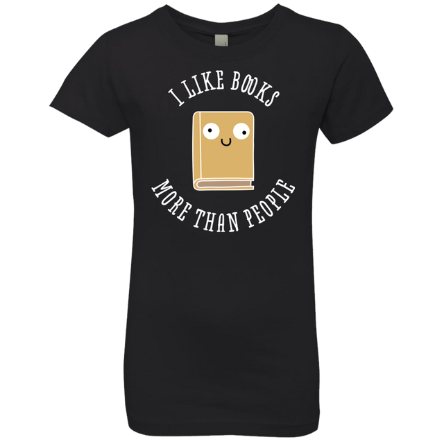 T-Shirts Black / YXS I Like Books Girls Premium T-Shirt