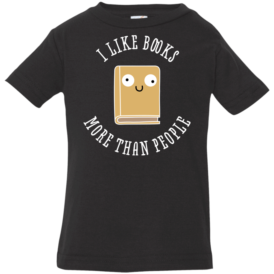 T-Shirts Black / 6 Months I Like Books Infant Premium T-Shirt