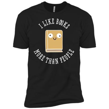 T-Shirts Black / X-Small I Like Books Men's Premium T-Shirt