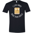 T-Shirts Black / X-Small I Like Books Men's Semi-Fitted Softstyle