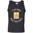 T-Shirts Black / S I Like Books Men's Tank Top