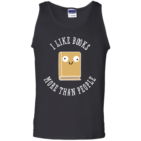T-Shirts Black / S I Like Books Men's Tank Top