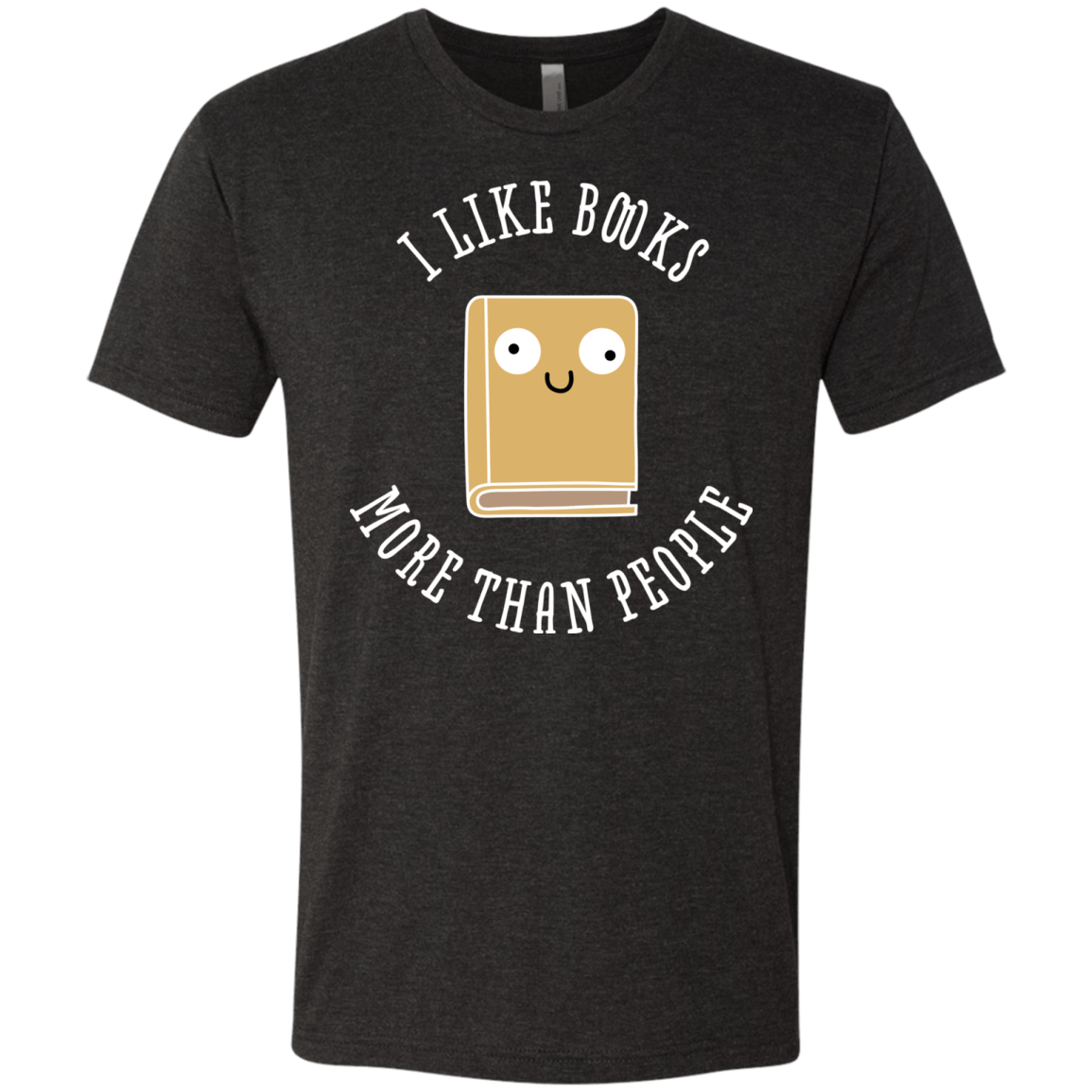 T-Shirts Vintage Black / S I Like Books Men's Triblend T-Shirt