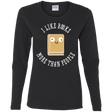 T-Shirts Black / S I Like Books Women's Long Sleeve T-Shirt