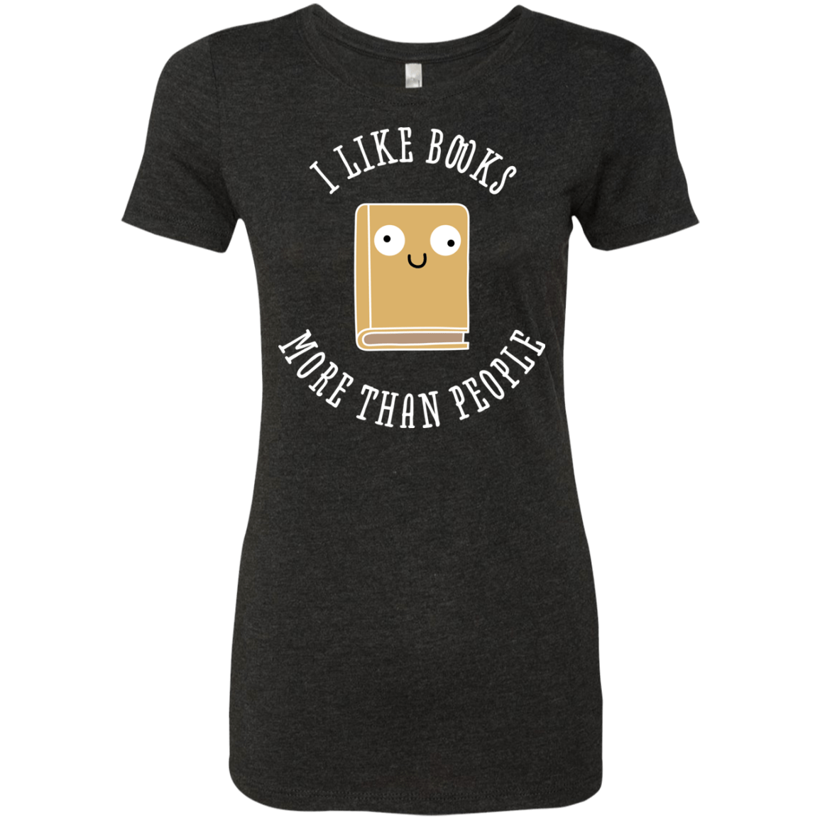 T-Shirts Vintage Black / S I Like Books Women's Triblend T-Shirt