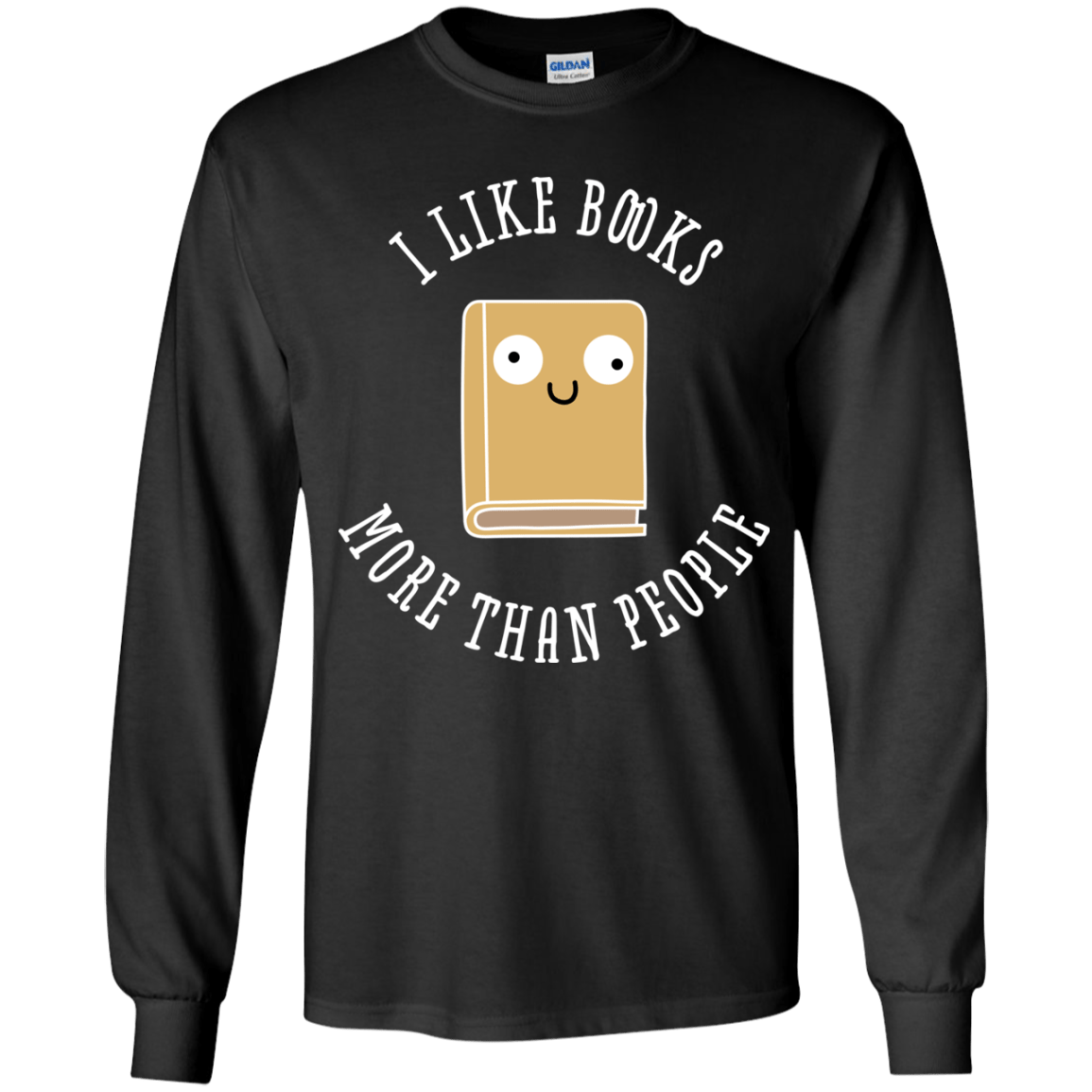 T-Shirts Black / YS I Like Books Youth Long Sleeve T-Shirt