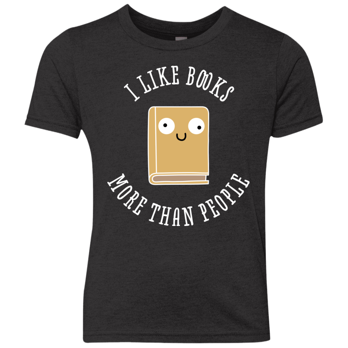 T-Shirts Vintage Black / YXS I Like Books Youth Triblend T-Shirt