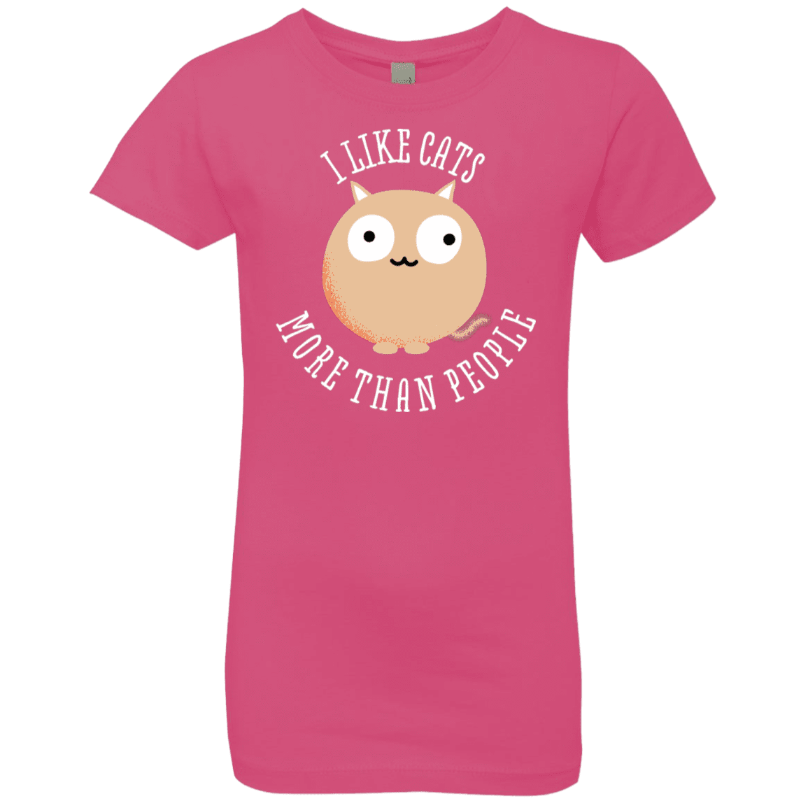 T-Shirts Hot Pink / YXS I Like Cats Girls Premium T-Shirt