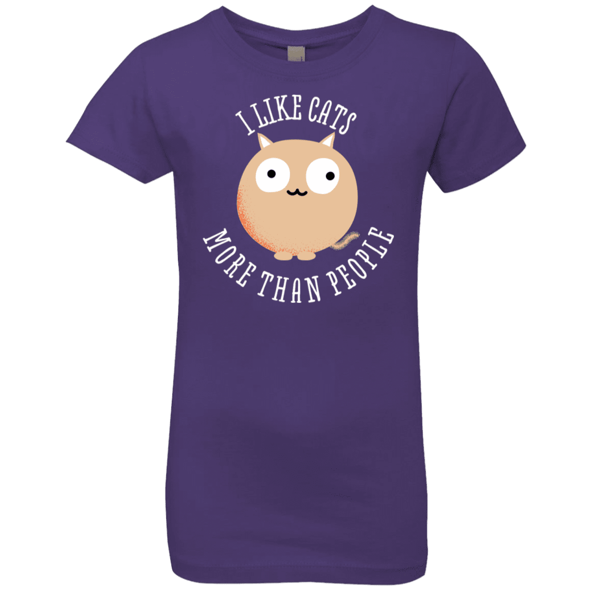 T-Shirts Purple Rush / YXS I Like Cats Girls Premium T-Shirt