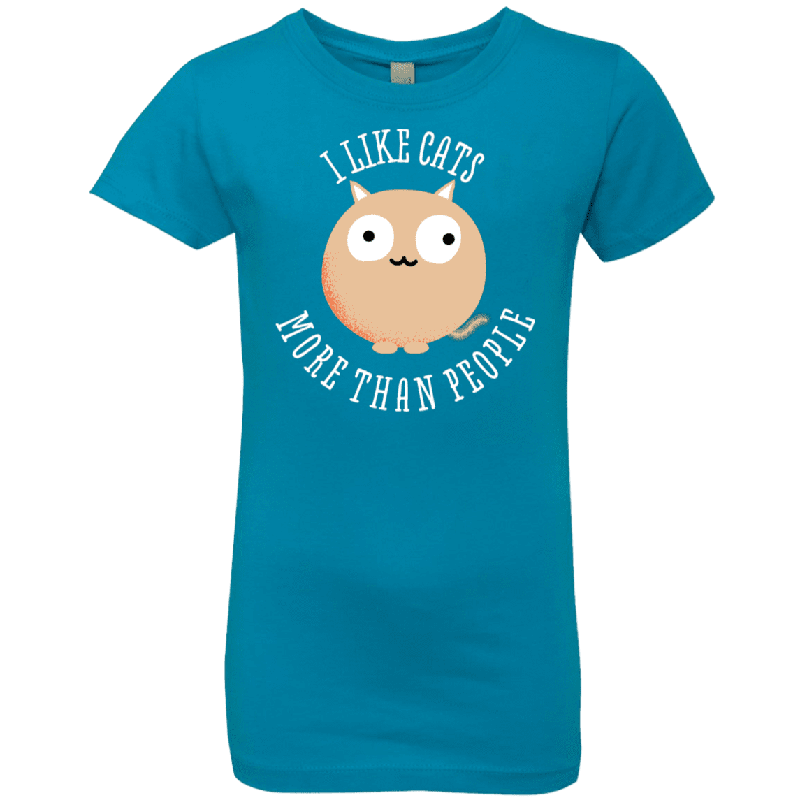 T-Shirts Turquoise / YXS I Like Cats Girls Premium T-Shirt