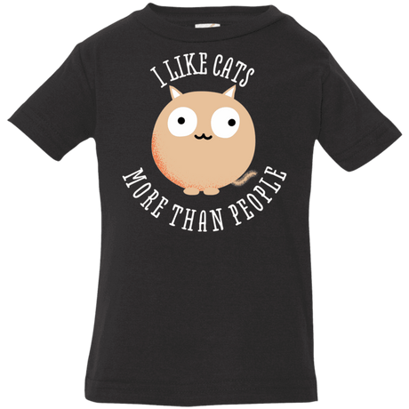 T-Shirts Black / 6 Months I Like Cats Infant Premium T-Shirt