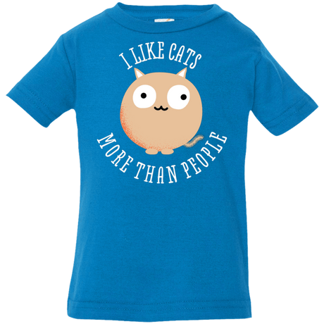 T-Shirts Cobalt / 6 Months I Like Cats Infant Premium T-Shirt