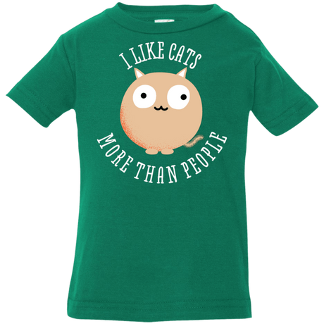 T-Shirts Kelly / 6 Months I Like Cats Infant Premium T-Shirt
