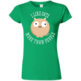 T-Shirts Irish Green / S I Like Cats Junior Slimmer-Fit T-Shirt