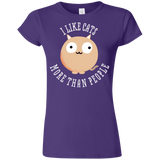 T-Shirts Purple / S I Like Cats Junior Slimmer-Fit T-Shirt