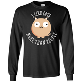 T-Shirts Black / S I Like Cats Men's Long Sleeve T-Shirt