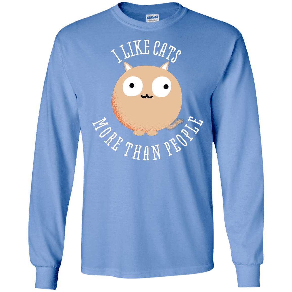 T-Shirts Carolina Blue / S I Like Cats Men's Long Sleeve T-Shirt