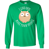 T-Shirts Irish Green / S I Like Cats Men's Long Sleeve T-Shirt