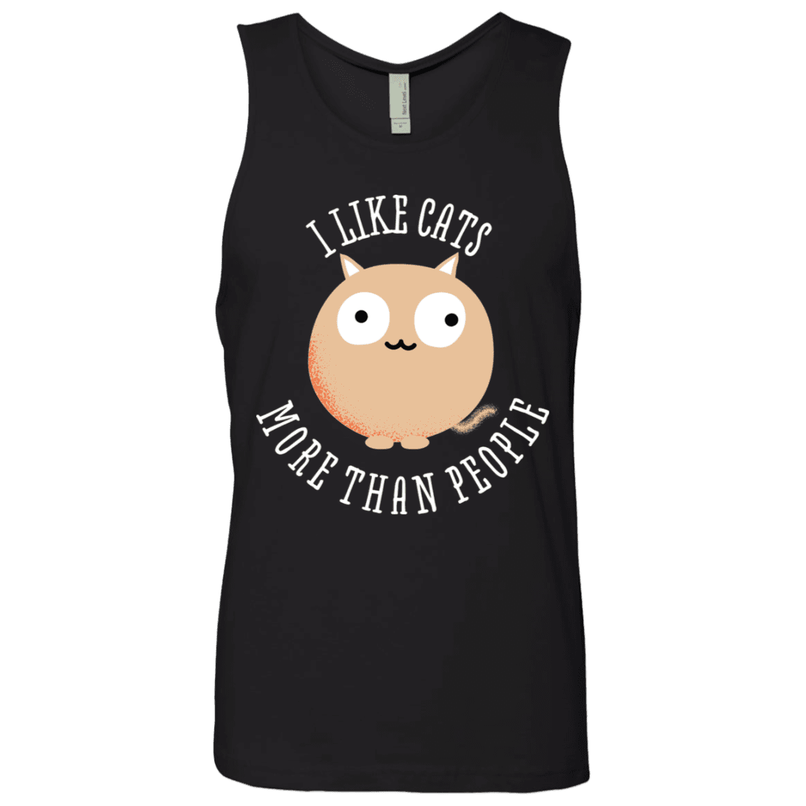 T-Shirts Black / S I Like Cats Men's Premium Tank Top