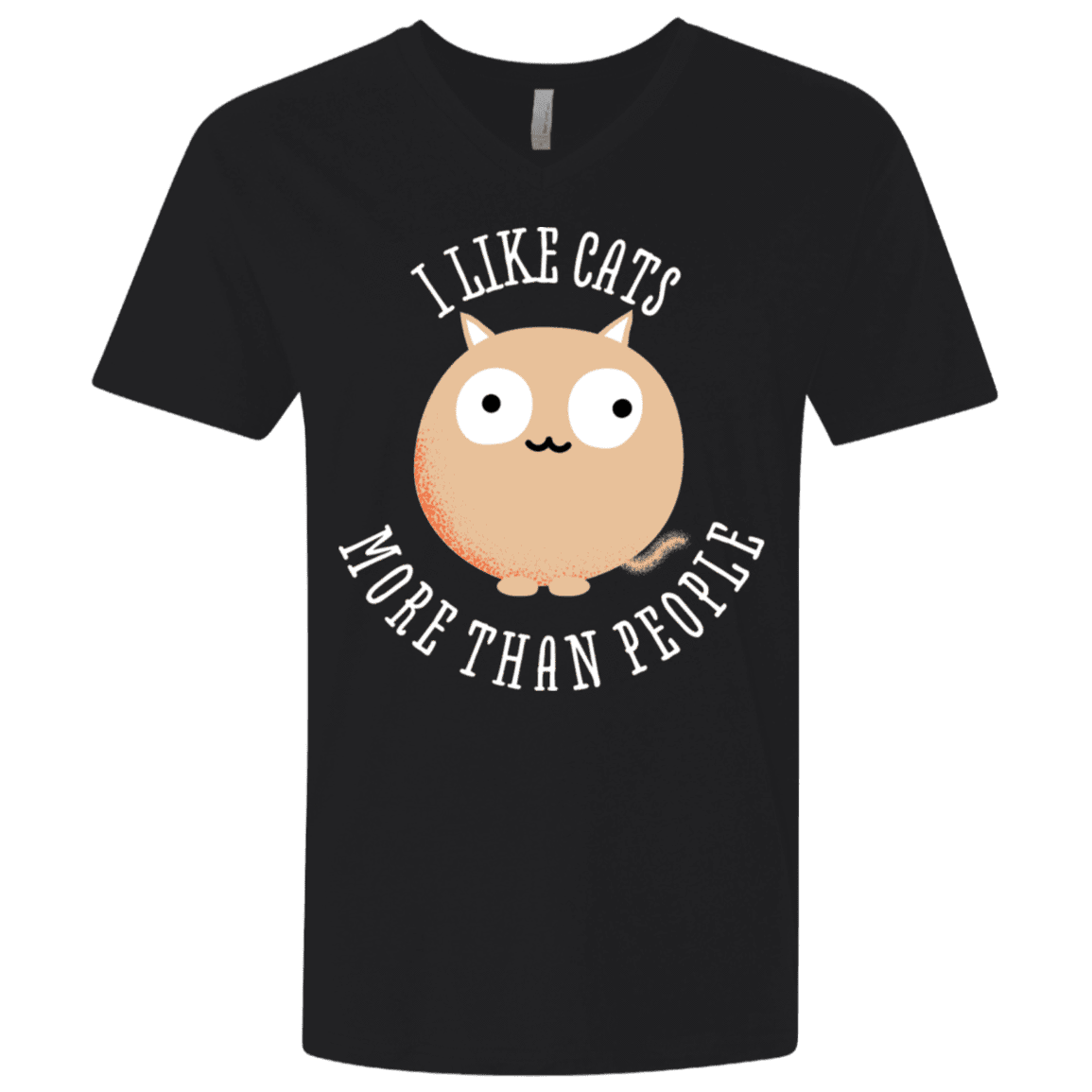 T-Shirts Black / X-Small I Like Cats Men's Premium V-Neck