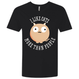 T-Shirts Black / X-Small I Like Cats Men's Premium V-Neck