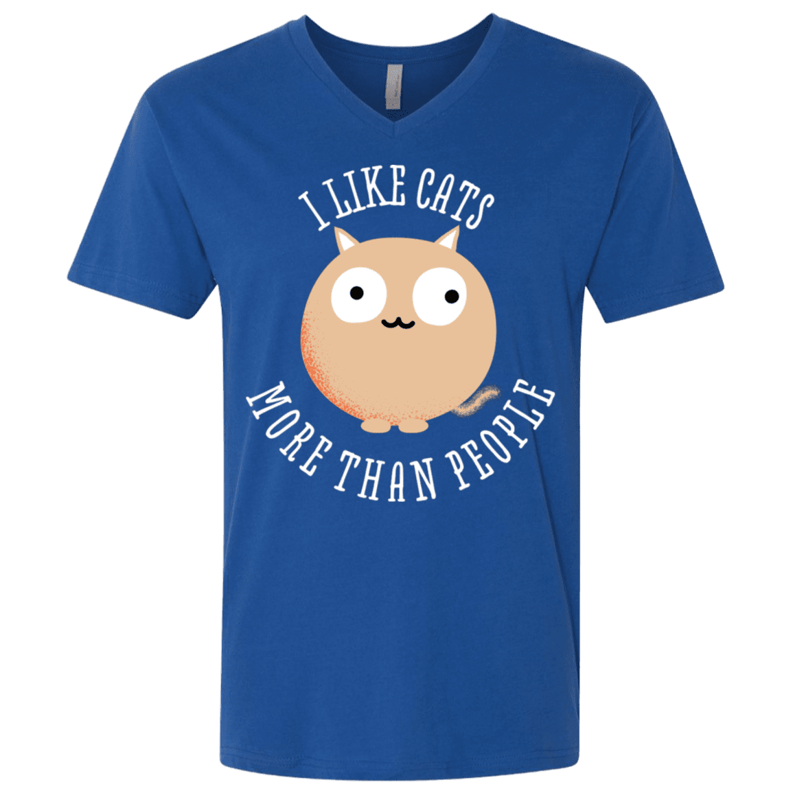 T-Shirts Royal / X-Small I Like Cats Men's Premium V-Neck