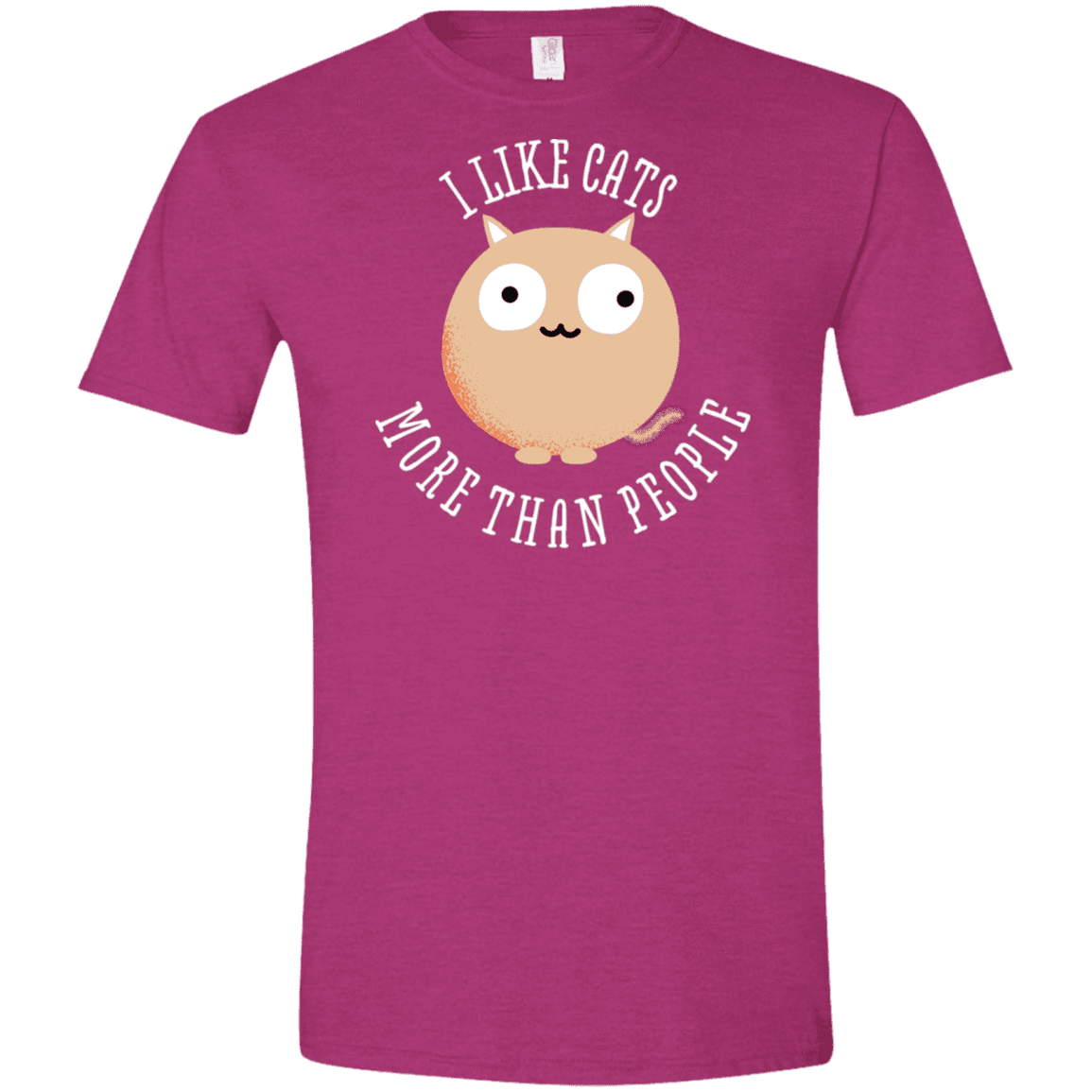 T-Shirts Antique Heliconia / S I Like Cats Men's Semi-Fitted Softstyle