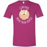 T-Shirts Antique Heliconia / S I Like Cats Men's Semi-Fitted Softstyle