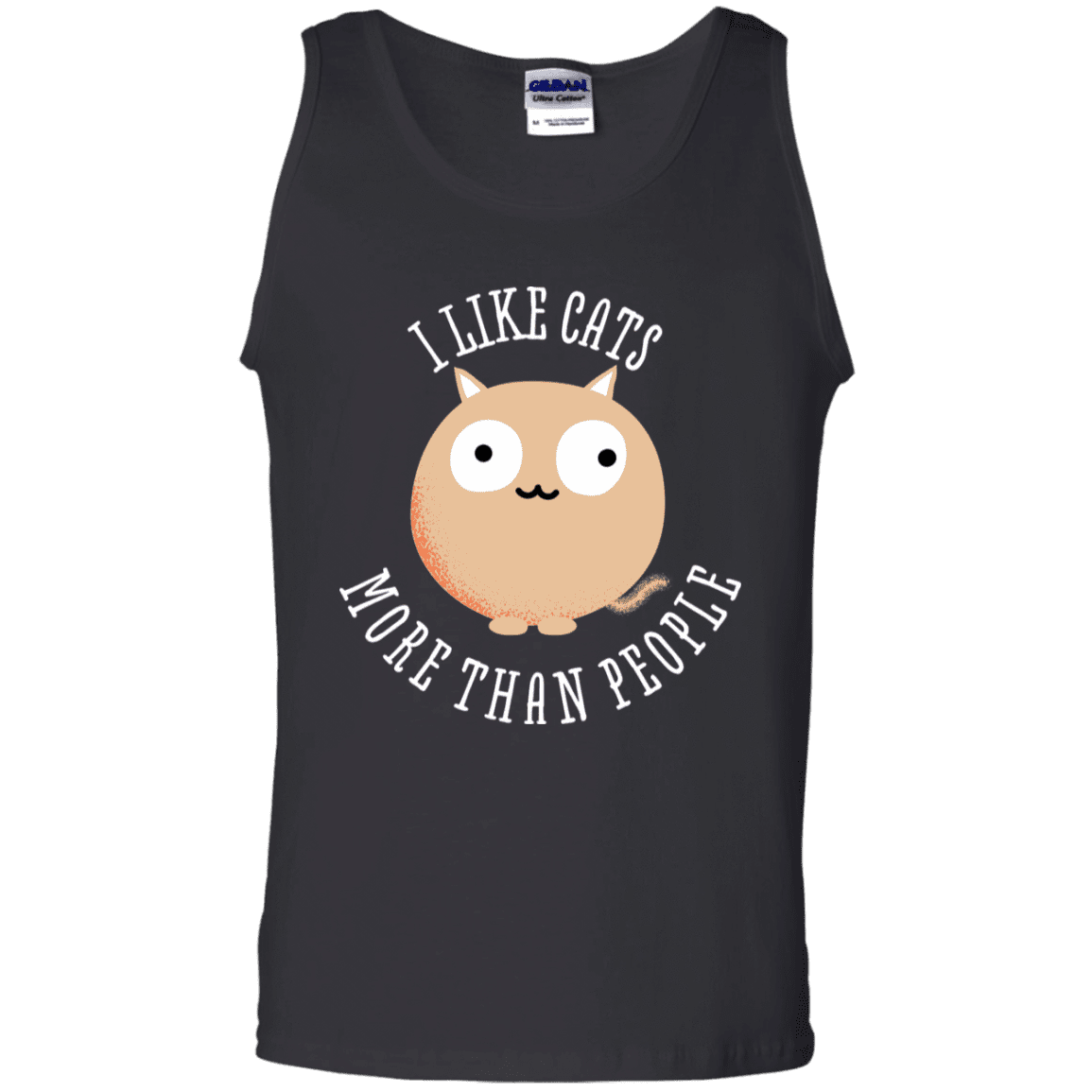 T-Shirts Black / S I Like Cats Men's Tank Top