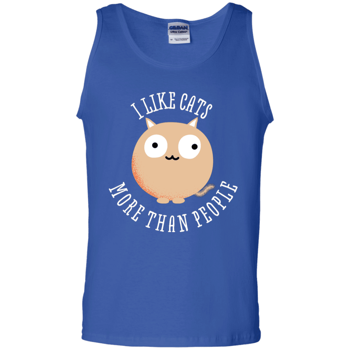 T-Shirts Royal / S I Like Cats Men's Tank Top
