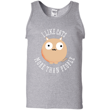 T-Shirts Sport Grey / S I Like Cats Men's Tank Top
