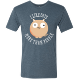 T-Shirts Indigo / S I Like Cats Men's Triblend T-Shirt
