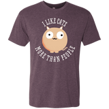 T-Shirts Vintage Purple / S I Like Cats Men's Triblend T-Shirt