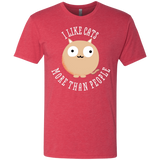 T-Shirts Vintage Red / S I Like Cats Men's Triblend T-Shirt