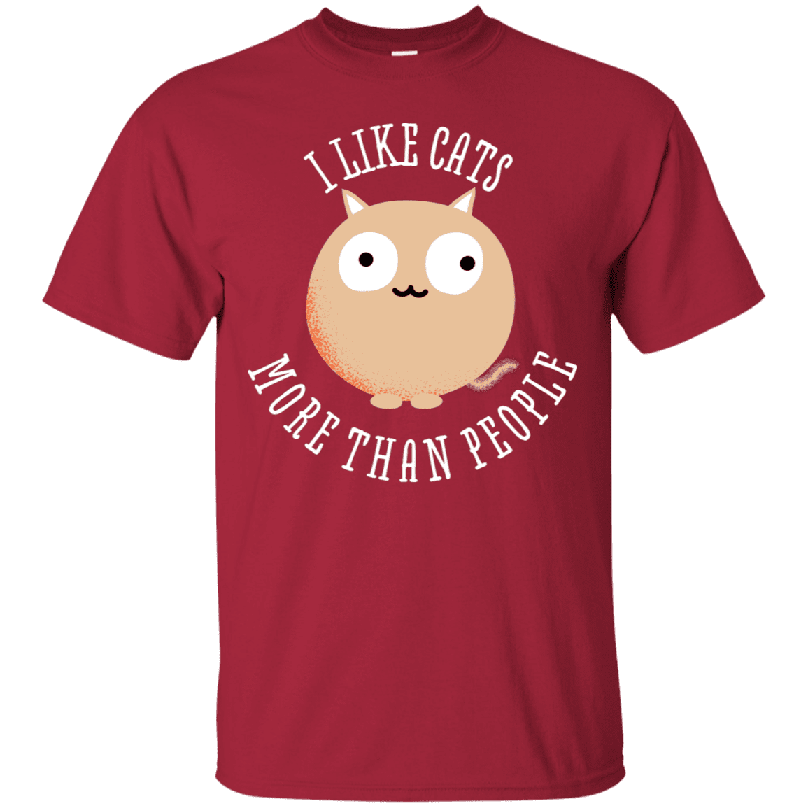 T-Shirts Cardinal / S I Like Cats T-Shirt