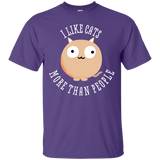 T-Shirts Purple / S I Like Cats T-Shirt