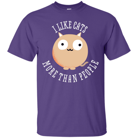 T-Shirts Purple / S I Like Cats T-Shirt