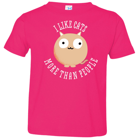 T-Shirts Hot Pink / 2T I Like Cats Toddler Premium T-Shirt