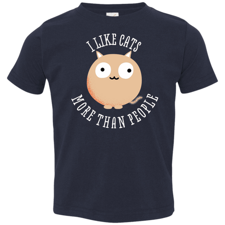 T-Shirts Navy / 2T I Like Cats Toddler Premium T-Shirt